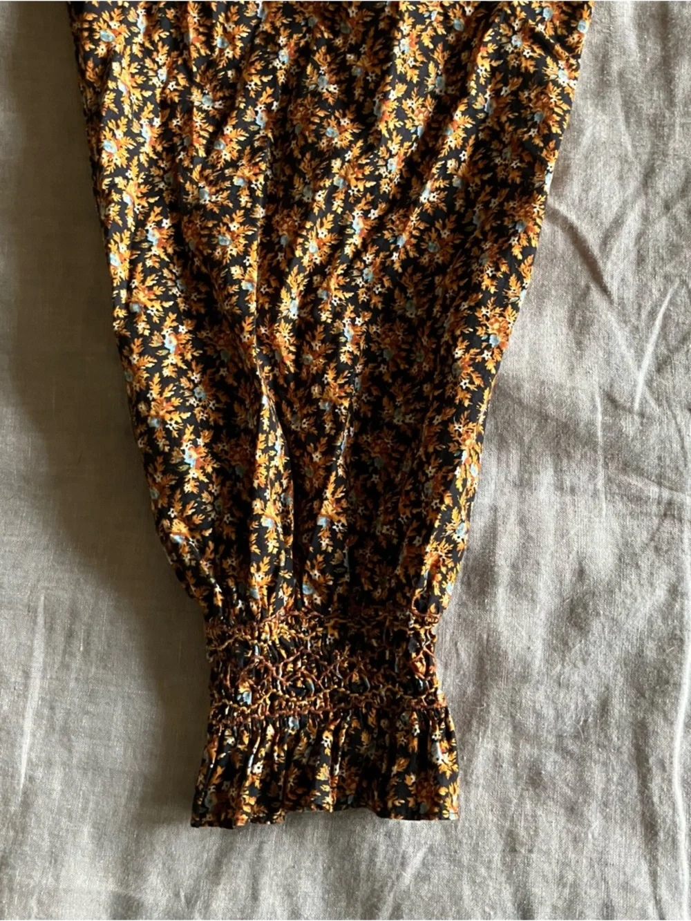 DÔEN Amoret Top in Noir Fleurs D'Avignon - Large - Picture 9 of 12